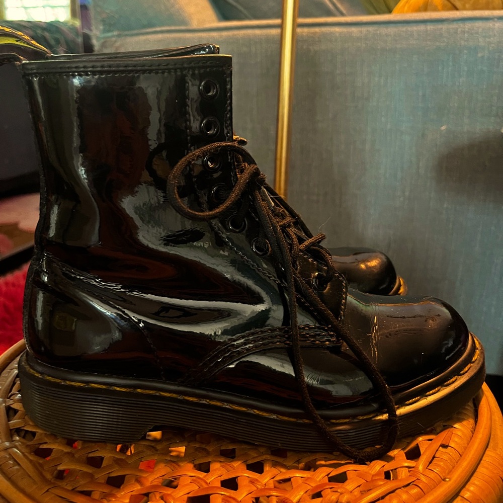 Dr. Martens 1460 Women’s Patent Leather Lace Up Boots